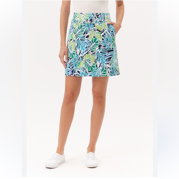 Swing Control Multi Palm Masters Golf Skort Womens Size 12 Stretchy Excellent - Picture 1 of 12